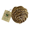 Natural willow ball chew toy for rabbits guinea pigs and pet rats durable woven enrichment ball