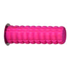 Pink wooden chew toy for small animals textured gnaw toy for cage enrichment