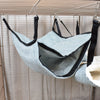 Green fleece rat hammock hanging in cage soft hanging bed for pet rats