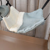 Green fleece rat hammock hanging in cage soft hanging bed for pet rats