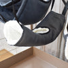 Grey fleece rat hammock hanging in cage soft hanging bed for pet rats