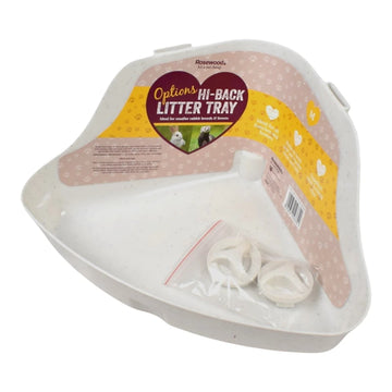 Corner litter tray for small animals plastic cage toilet for rats and small pets