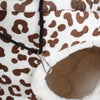Cheetah print cube rat hammock close up soft hideout bed for pet rats