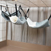 Multiple rat hammocks hanging in cage setup soft beds for pet rats
