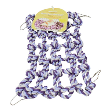 Rope climbing net for small animals cage enrichment climbing toy for rats