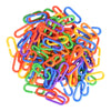 Colourful plastic chain links toy for birds and rats cage enrichment climbing toy