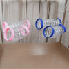 Plastic rat tunnel tubes hanging in cage enrichment toy for pet rats