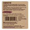 Back of a pet food packaging with text and a barcode