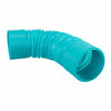 Blue curved extendable play tunnel for pet rats and small animals flexible plastic cage tunnel toy