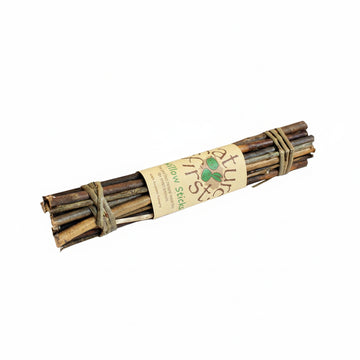 Nature First willow sticks natural chew toys for rabbits guinea pigs hamsters chinchillas degus and pet rats